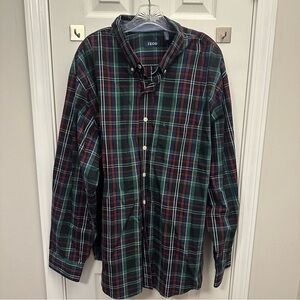 Men's Casual Plaid Shirt - tall